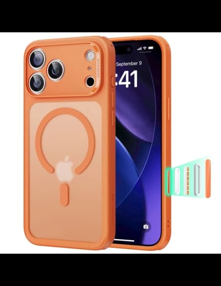 ESR Classic Hybrid MagSafe Apple iPhone 17 Pro Max Mražená Oranžová