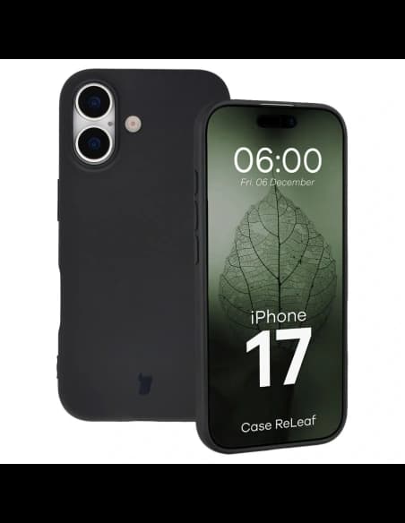 Bizon Case ReLeaf Apple iPhone 17 negru
