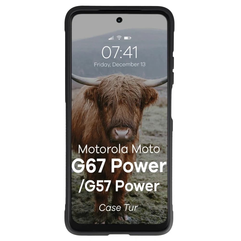Bizon Case Tur Motorola Moto G57 Power / G67 Power schwarz
 - 5