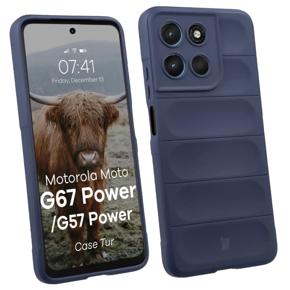 Bizon Case Tur Motorola Moto G57 Power / G67 Power tengerészkék
 - 1
