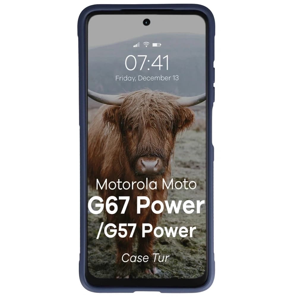 Bizon Case Tur Motorola Moto G57 Power / G67 Power tengerészkék
 - 5