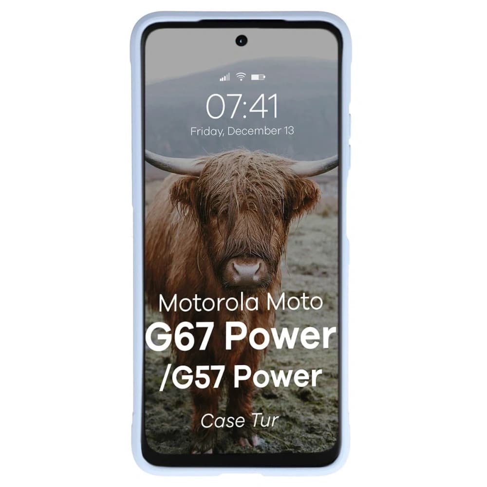 Bizon Case Tur Motorola Moto G57 Power / G67 Power világoskék
 - 5