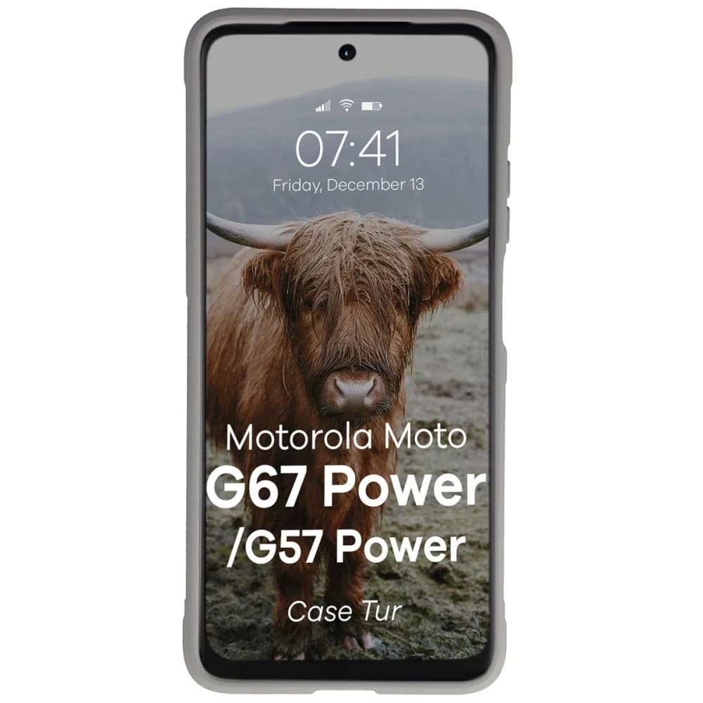 Bizon Case Tur Motorola Moto G57 Power / G67 Power světle šedý
 - 5