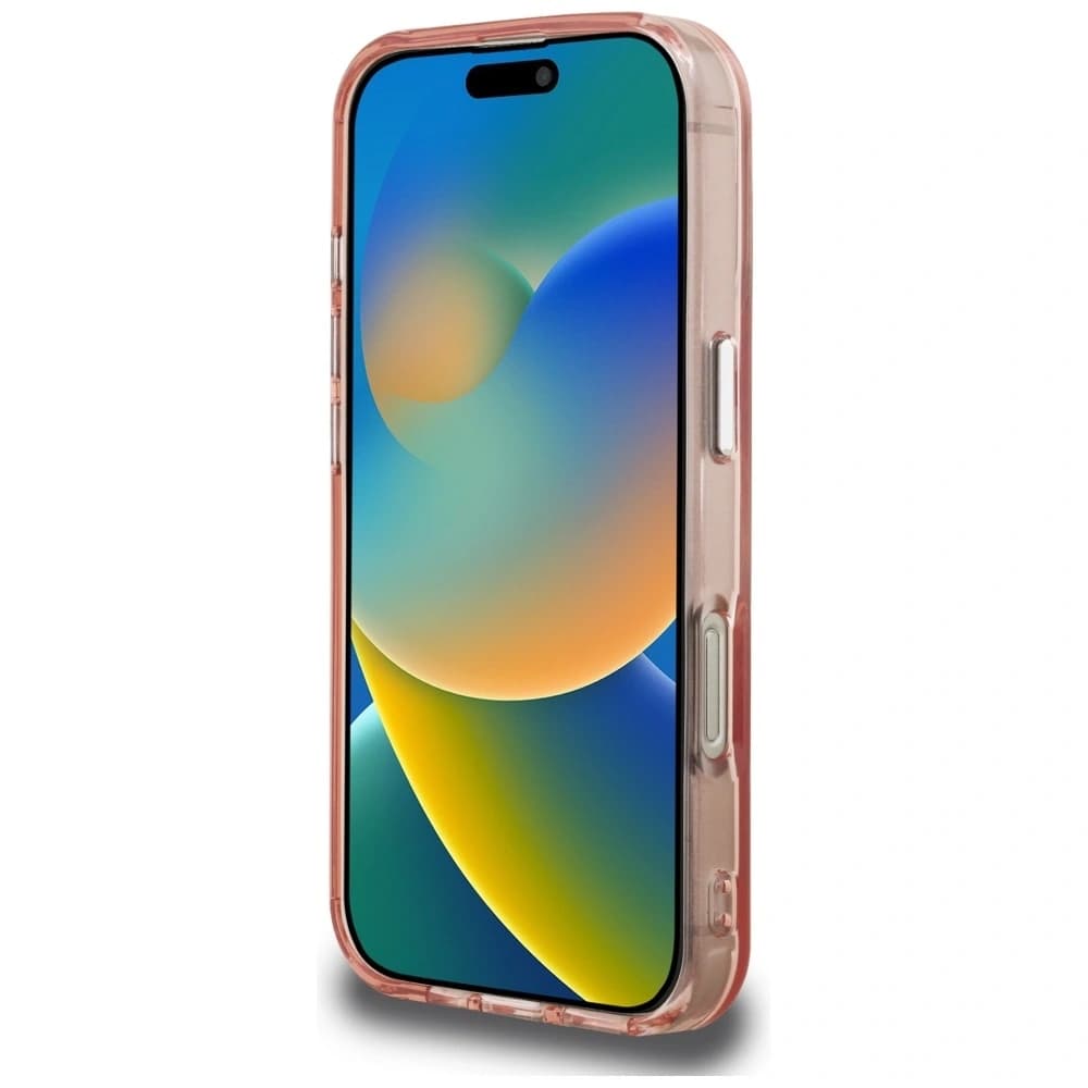 Karl Lagerfeld IML Aquarelle Choupette & Logo Apple iPhone 16 Pro pink - 5