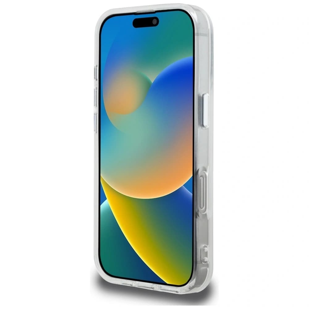 Karl Lagerfeld IML Aquarelle Karl & Choupette & Logo Apple iPhone 16 bílý
 - 5