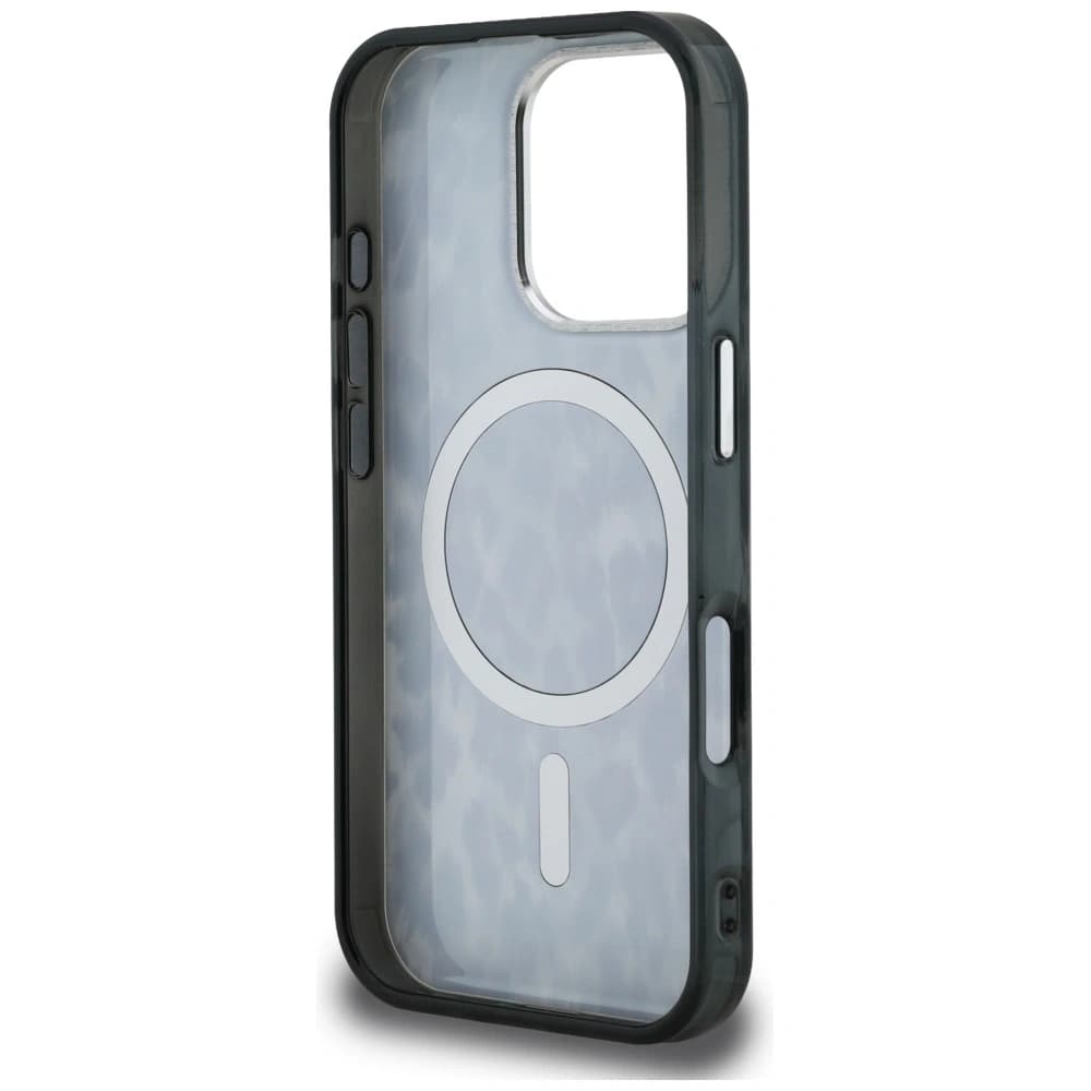 Karl Lagerfeld IML Leopardenmuster MagSafe Apple iPhone 16 Pro schwarz
 - 7