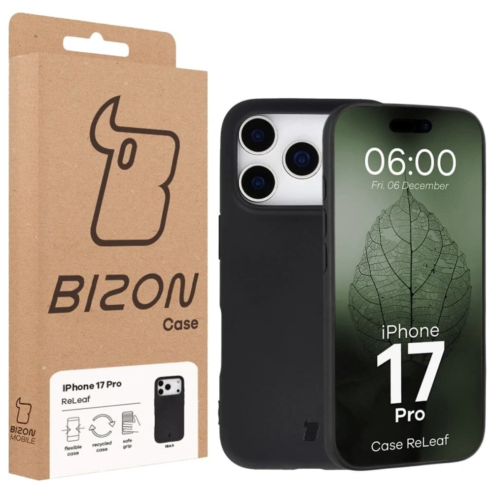 Bizon Case ReLeaf Apple iPhone 17 Pro černý
 - 6