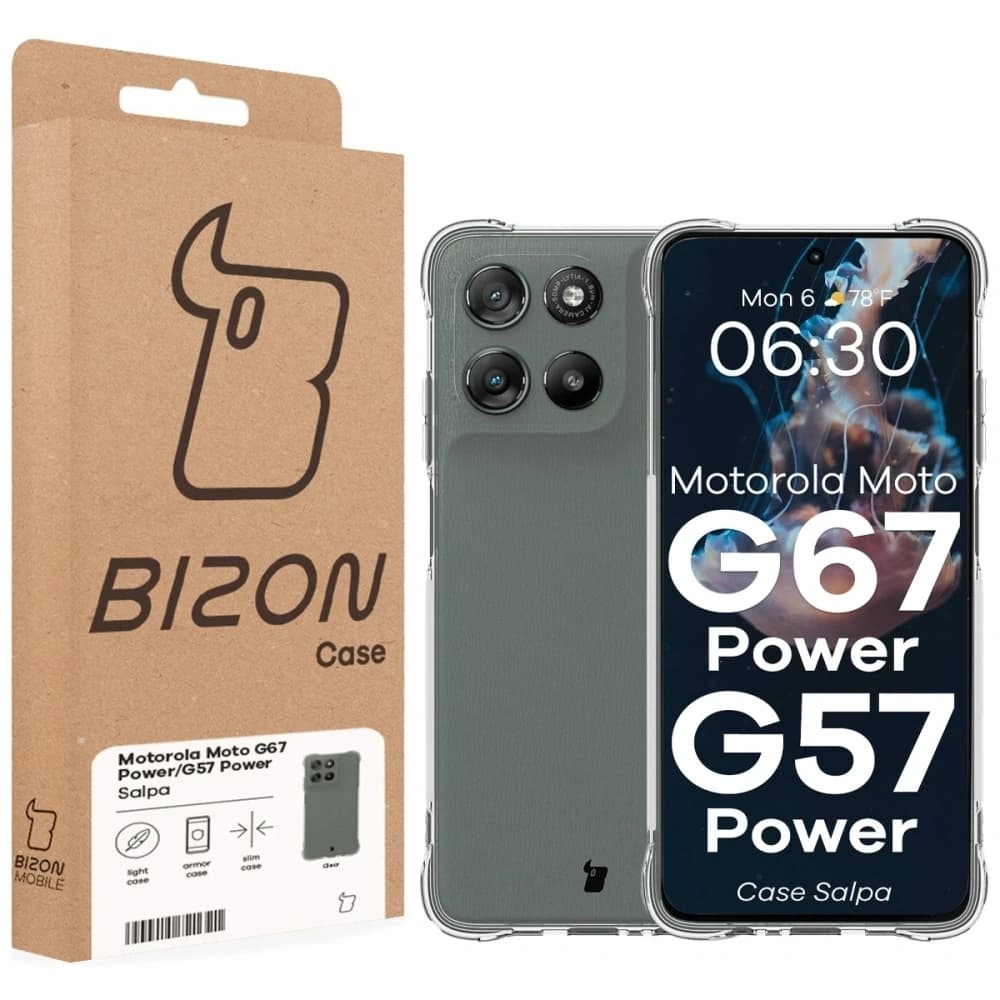 Bizon Case Salpa Motorola Moto G57 Power / G67 Power čirý
- 7