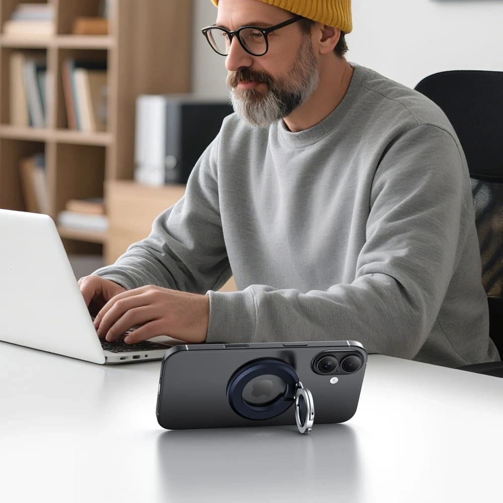 Tech-Protect MMR500 Magnetischer MagSafe Telefonring Marineblau
 - 6