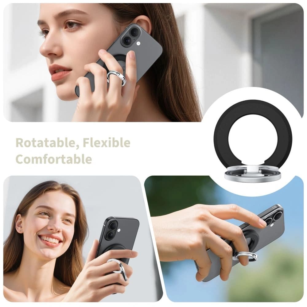 Tech-Protect MMR500 Magnetischer MagSafe Telefonring Schwarz - 7