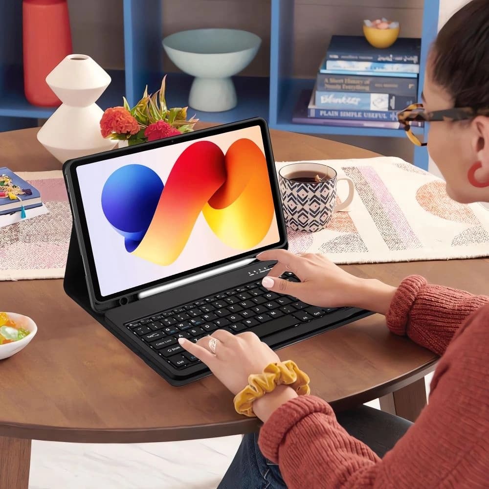 Tech-Protect SmartCase Stift + Tastatur Xiaomi Poco Pad M1 / Redmi Pad 2 Pro 12.1 Schwarz
- 9