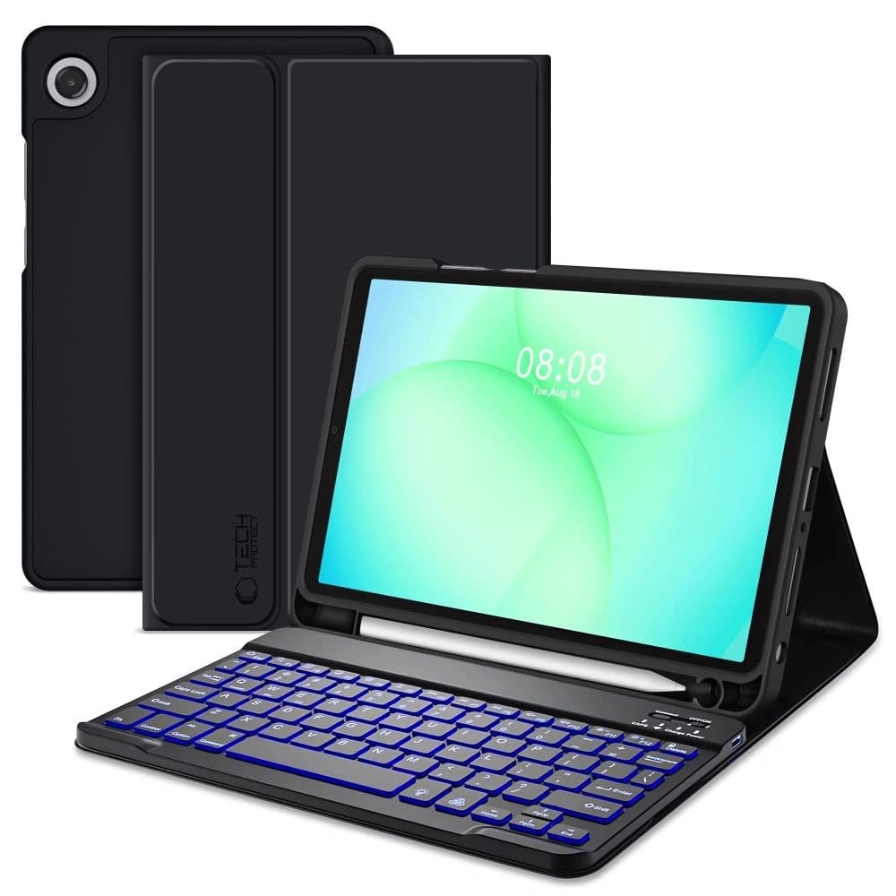 Tech-Protect SmartCase Stilou + Tastatură Samsung Galaxy Tab A9+ / A11+ Plus 11.0 X210 / X215 / X216 / X230 / X235 / X236 Negru
 - 1