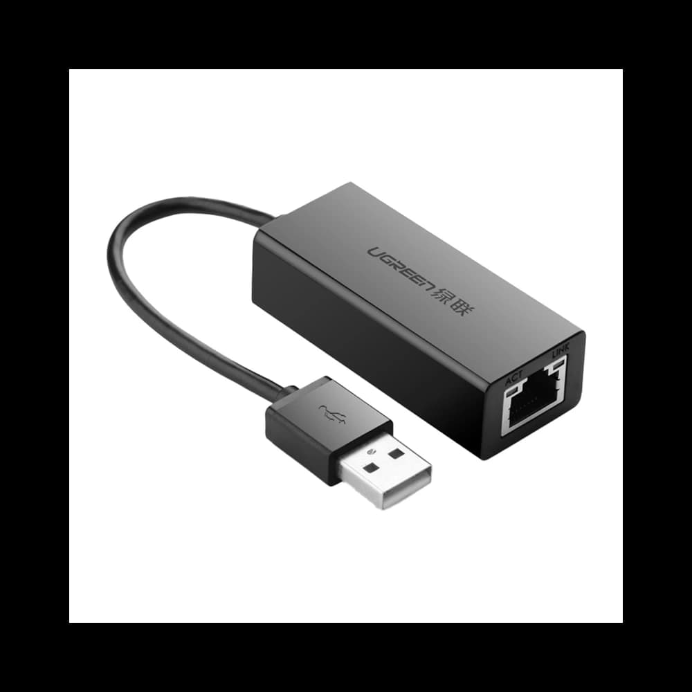 UGREEN CR110 USB-C / RJ45 Ethernet adapter 100Mbps (fekete)
 - 1