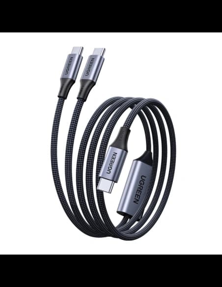 UGREEN L533 elosztó kábel USB-C / 2xUSB-C PD 140W 2m
