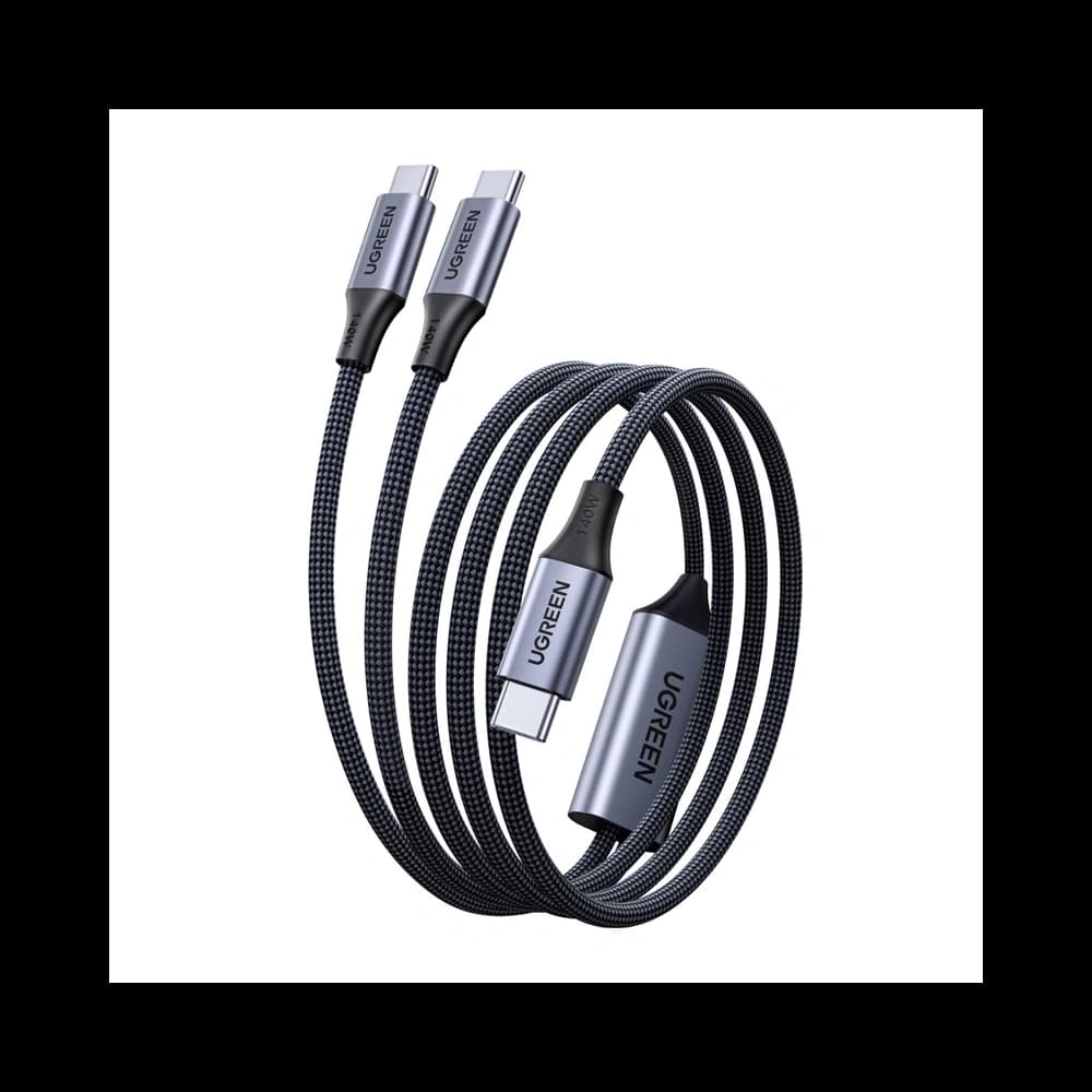 UGREEN L533 Splitter Kabel USB-C / 2xUSB-C PD 140W 2m
 - 1