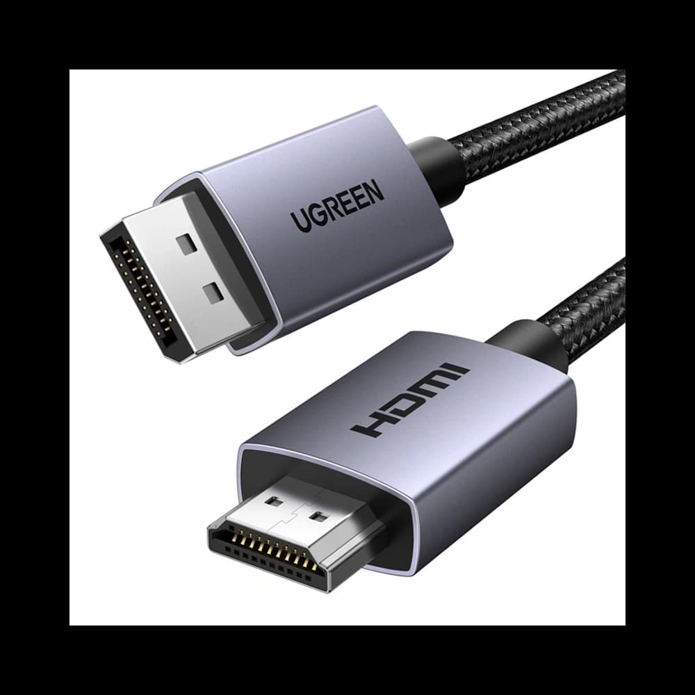 UGREEN DP123 DisplayPort / HDMI Kabel 4K 30Hz 2m
 - 1