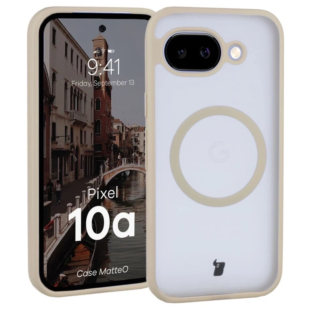Bizon Case MatteO Magnetic Google Pixel 10a smoky beige