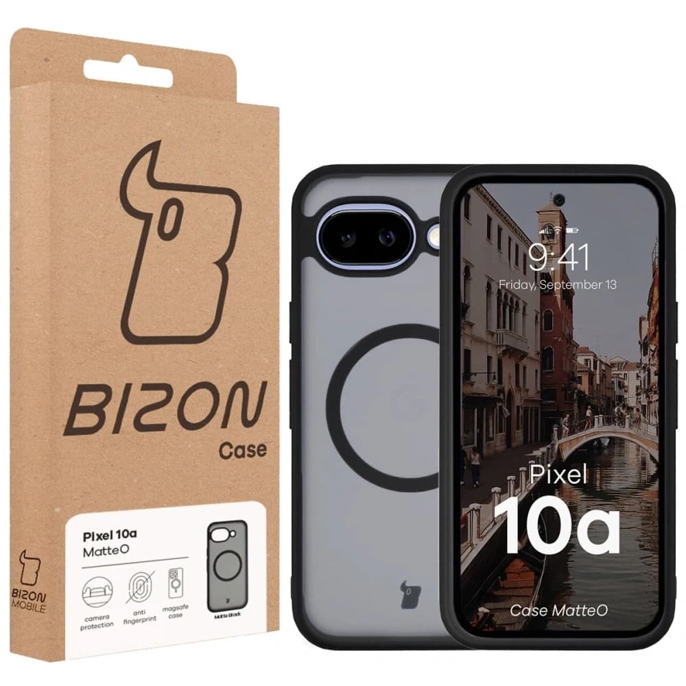 Bizon Case MatteO Magnetic Google Pixel 10a füstös fekete
 - 7