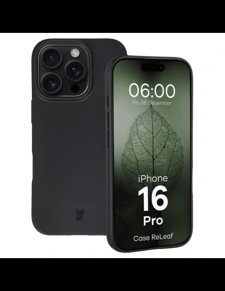 Bizon Case ReLeaf Apple iPhone 16 Pro black