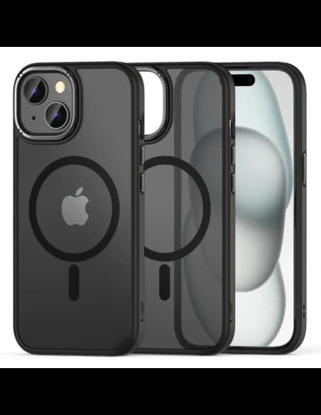 [CR] Etui Tech-Protect MagMat 2 MagSafe Apple iPhone 15 Negru Mat