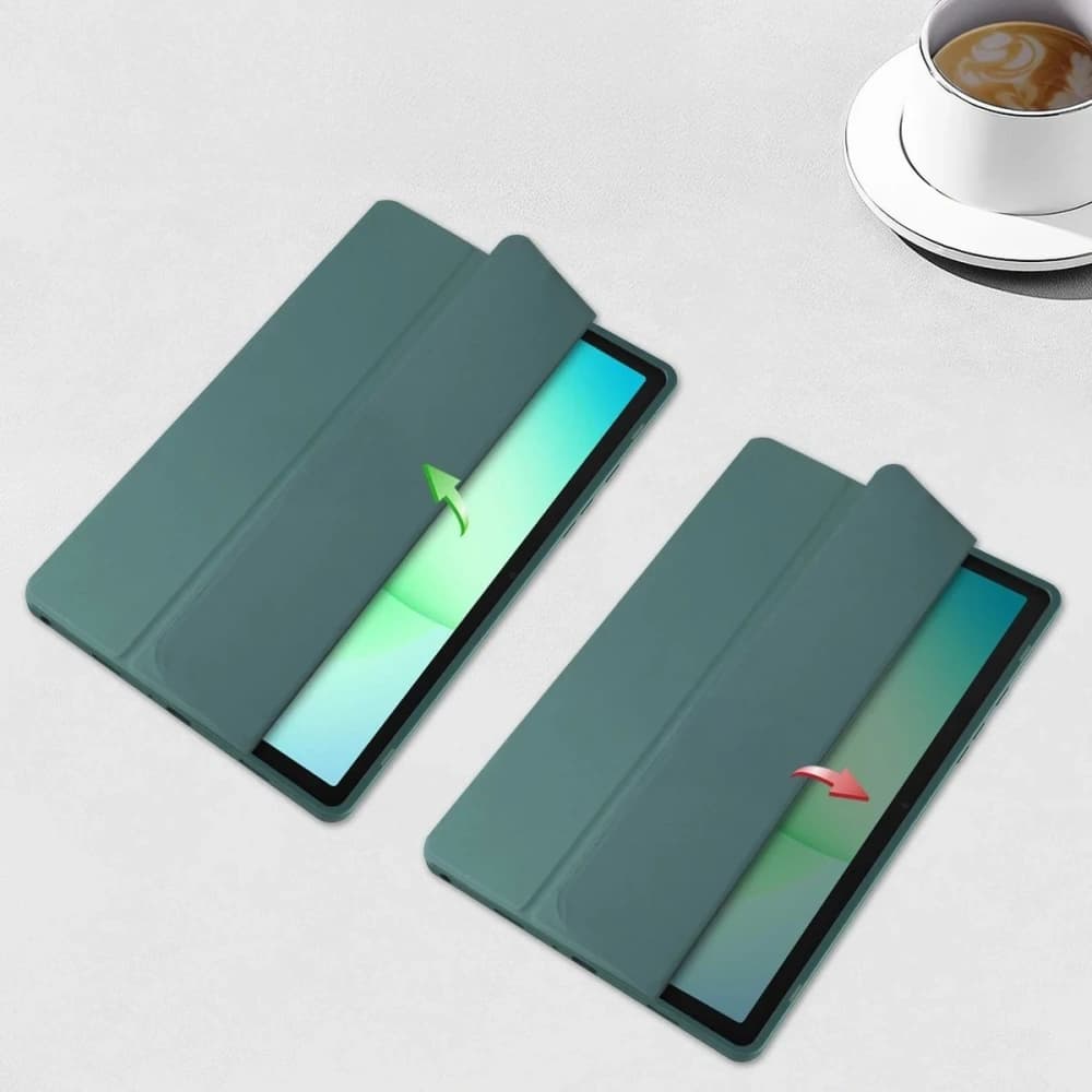 Bizon Case Tab Clear Matt Samsung Galaxy Tab A11+ Plus / A9+ Plus verde închis - 5