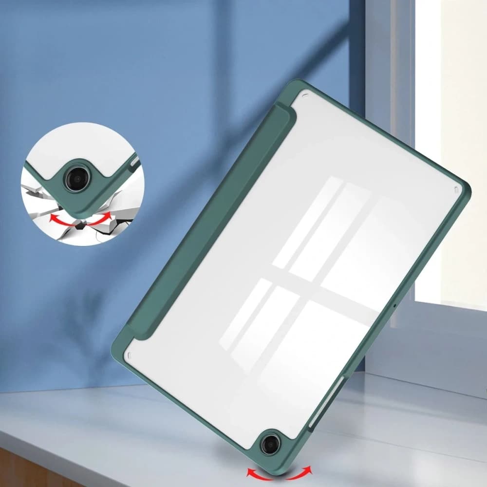 Bizon Case Tab Clear Matt Samsung Galaxy Tab A11+ Plus / A9+ Plus verde închis - 6