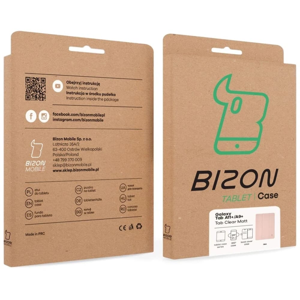 Bizon Case Tab Clear Matt Samsung Galaxy Tab A11+ Plus / A9+ Plus roz - 9