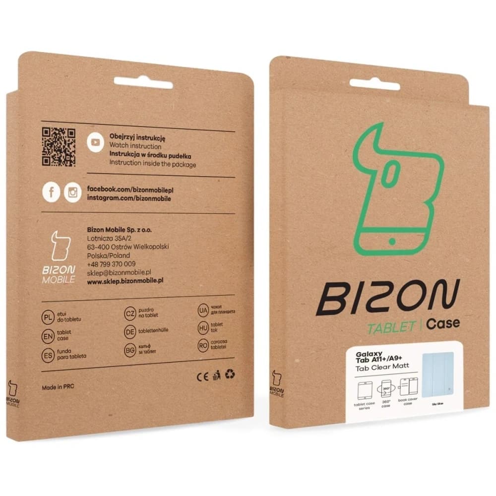 Bizon Case Tab Clear Matt Samsung Galaxy Tab A11+ Plus / A9+ Plus kék
 - 9