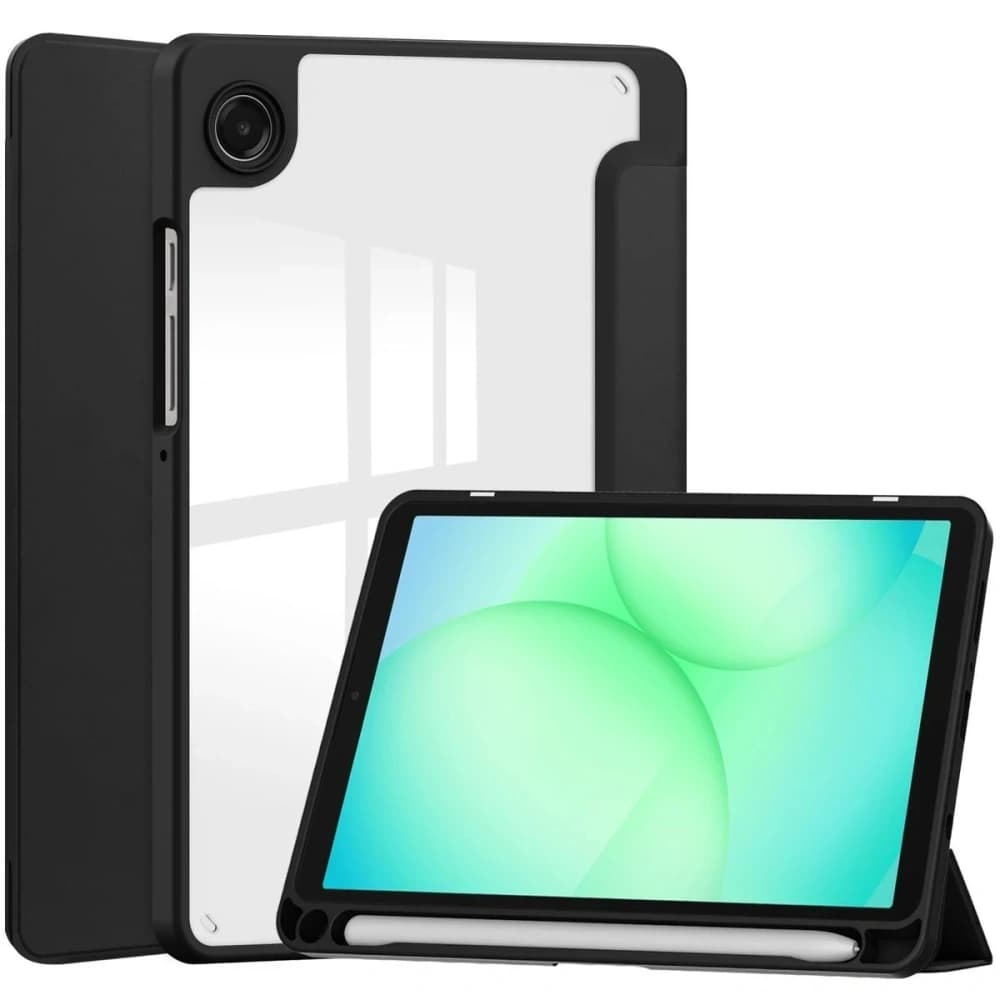 Bizon Case Tab Clear Matt Samsung Galaxy Tab A11 / A9 negru