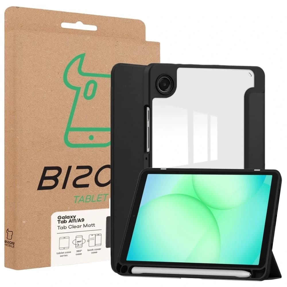 Bizon Case Tab Clear Matt Samsung Galaxy Tab A11 / A9 negru - 8