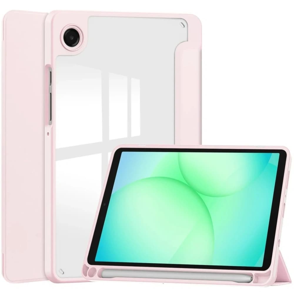 Bizon Case Tab Clear Matt Samsung Galaxy Tab A11 / A9 pink - 1