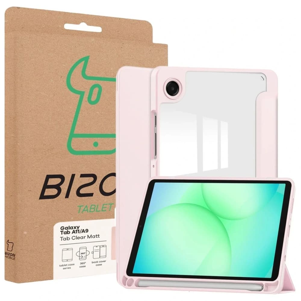 Bizon Case Tab Clear Matt Samsung Galaxy Tab A11 / A9 pink - 8
