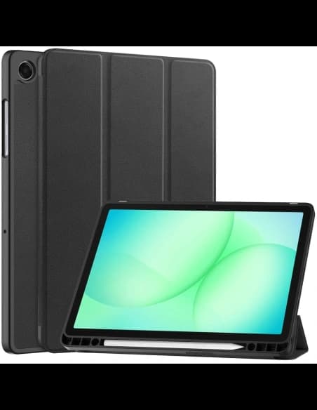 Etui z klapką Bizon Case Tab Lizard do Samsung Galaxy Tab A11+ Plus / A9+ Plus czarne