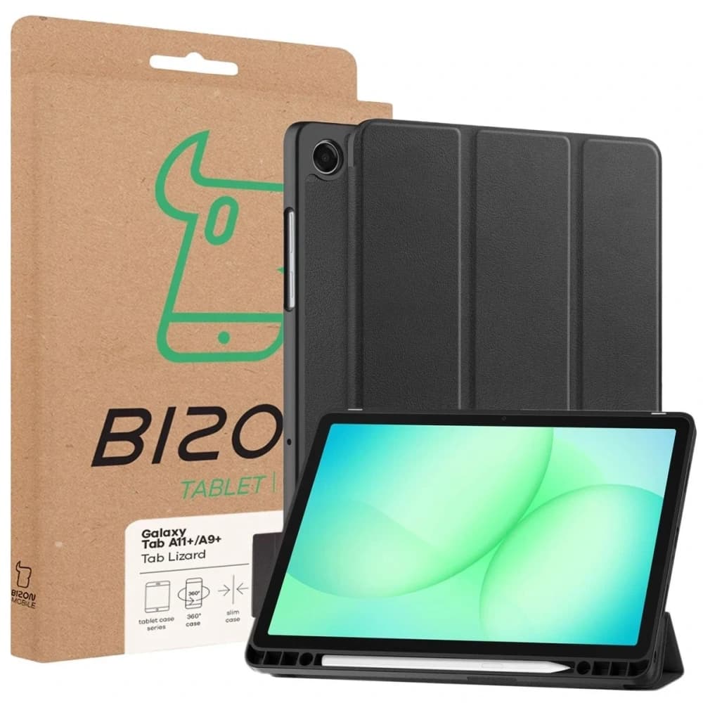 Bizon Case Tab Lizard Samsung Galaxy Tab A11+ Plus / A9+ Plus negru - 9