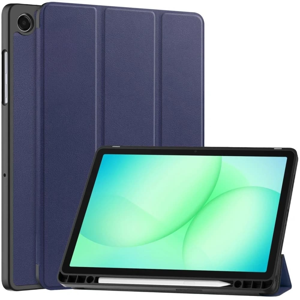 Bizon Case Tab Lizard Samsung Galaxy Tab A11+ Plus / A9+ Plus albastru marin - 1