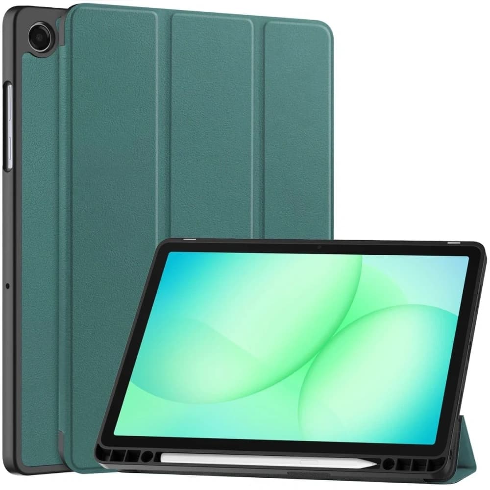 Bizon Case Tab Lizard Samsung Galaxy Tab A11+ Plus / A9+ Plus verde închis - 1