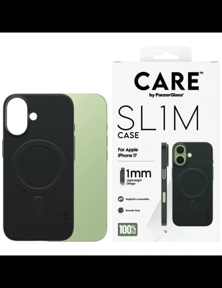 CARE by PanzerGlass SL1M MagSafe Apple iPhone 17 negru