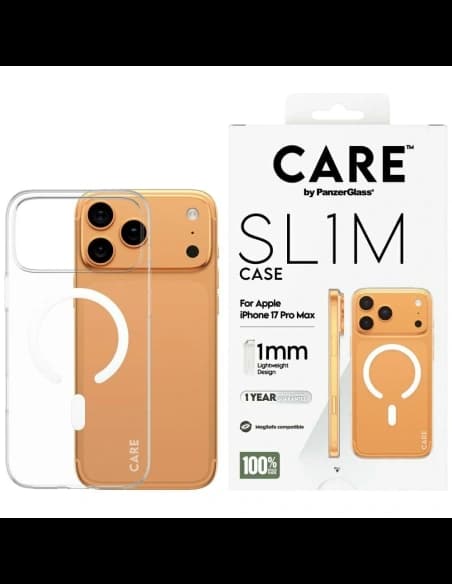 CARE by PanzerGlass SL1M MagSafe Apple iPhone 17 Pro Max čirý
