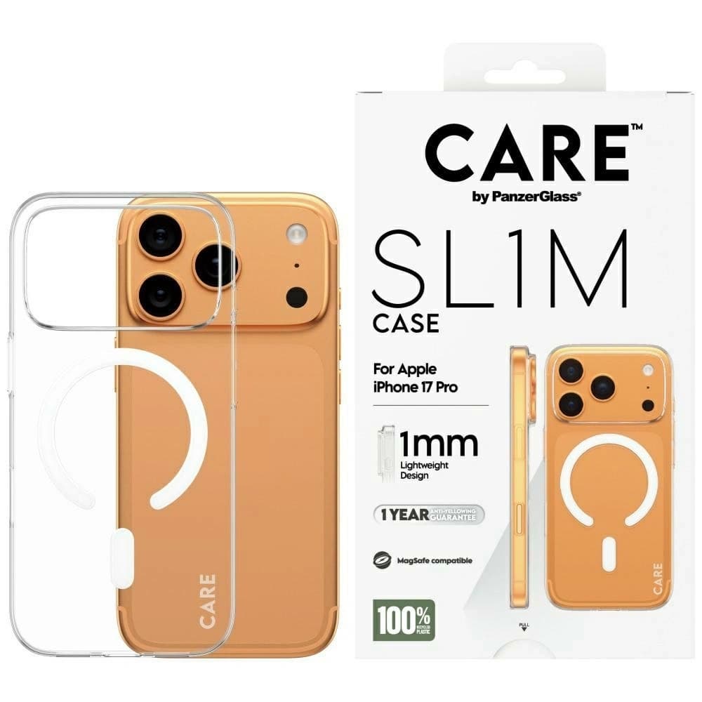 CARE by PanzerGlass SL1M MagSafe Apple iPhone 17 Pro átlátszó