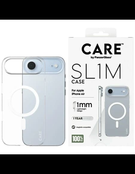 CARE by PanzerGlass SL1M MagSafe Apple iPhone Air transparent