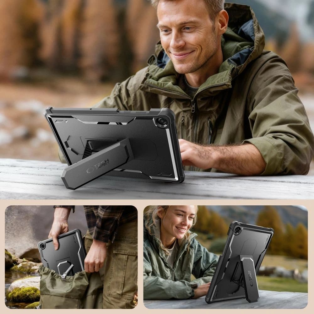 Tech-Protect Kevlar Pro Samsung Galaxy Tab A9+ / A11+ Plus 11.0 X210 / X215 / X216 / X230 / X235 / X236 Fekete
 - 2