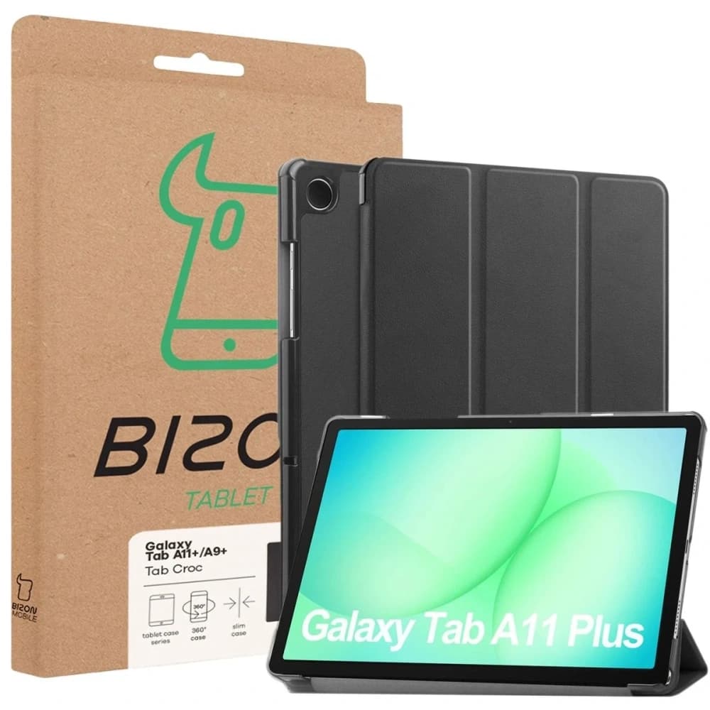 Bizon Case Tab Croc Samsung Galaxy Tab A11+ Plus / A9+ Plus black - 8