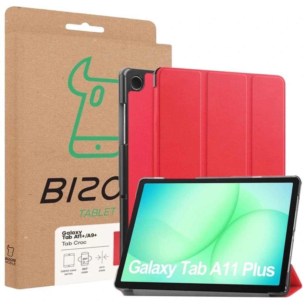 Bizon Case Tab Croc Samsung Galaxy Tab A11+ Plus / A9+ Plus red - 8
