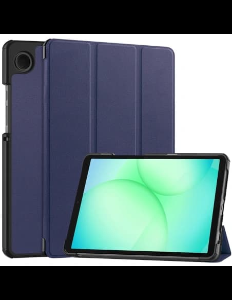 Etui z klapką Bizon Case Tab Croc do Samsung Galaxy Tab A11 / A9 granatowe