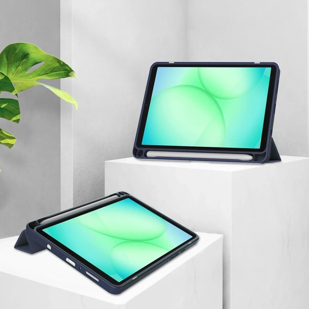 Bizon Case Tab Clear Matt Samsung Galaxy Tab A11 / A9 námořnický modrý
 - 2