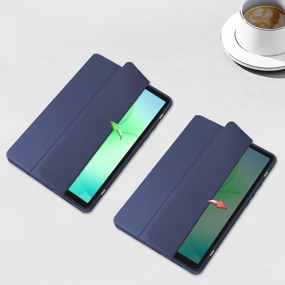 Bizon Case Tab Clear Matt Samsung Galaxy Tab A11 / A9 námořnický modrý
 - 5