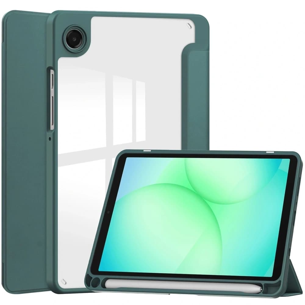 Bizon Case Tab Clear Matt Samsung Galaxy Tab A11 / A9 sötétzöld
 - 1