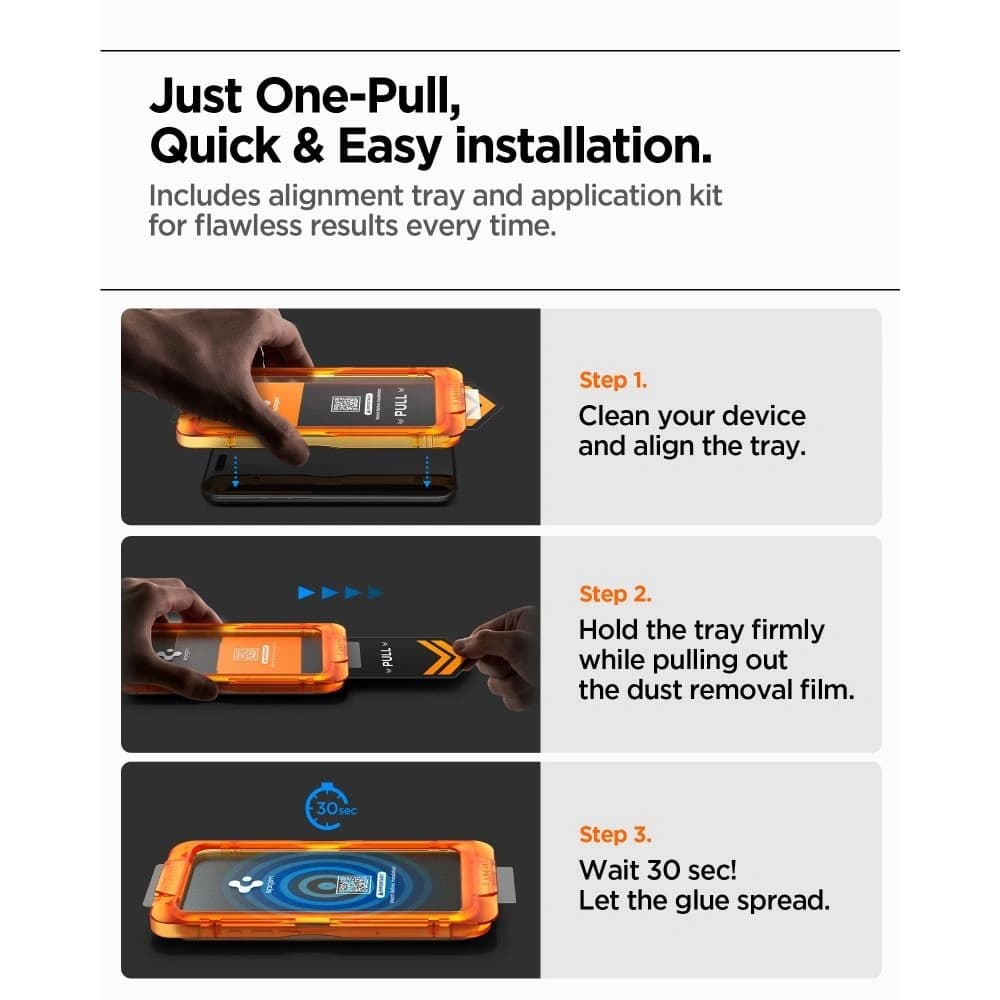 Spigen Alm Glas.tr Slim Apple iPhone 17 Pro Max Átlátszó [3 CSOMAG]
 - 13