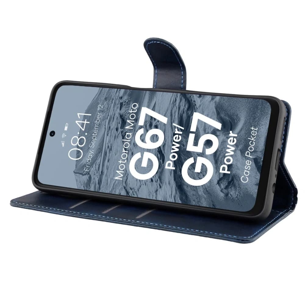 Bizon Case Pocket Motorola Moto G57 Power / G67 Power navy blue - 5