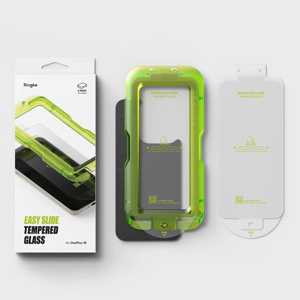 Szkło hartowane Ringke Easy Slide do OnePlus 15 Clear [2 PACK] - 8